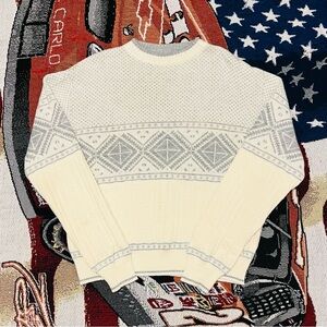 Vintage Hardwood & Pine Mens Western Sweater (L)